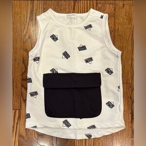 NWOT Miles The Label Tank. Size 3T.